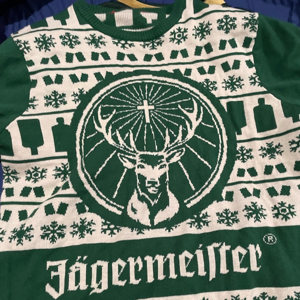 Jäegermeister ugly Xmas sweater